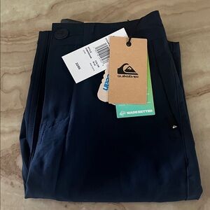 Quiksilver Boys Navy Shorts with Logo Tag